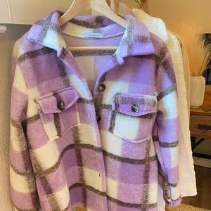 Plaid jacket from boutique in Barcelona
